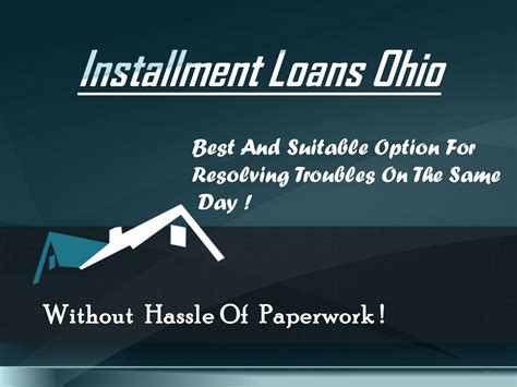 Installment Loan Lenders Ohio